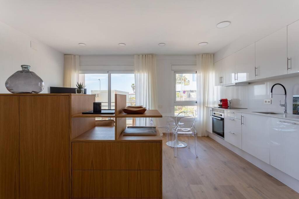 A Pie De Playa En Gava Mar! Apartman Kültér fotó